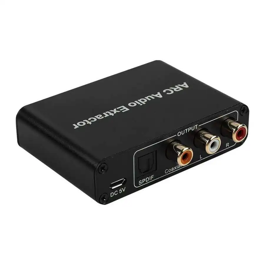 HDMI цифро аналоговый Coaxail ARC аудио экстрактор конвертер адаптер обратного канала