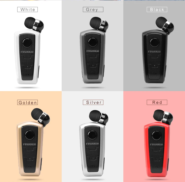 Fineblue F910 Мини Портативный беспроводной Bluetooth наушники автомобильные наушники инеар Вибрационный оповещение износа клип громкой связи для iPhone Android