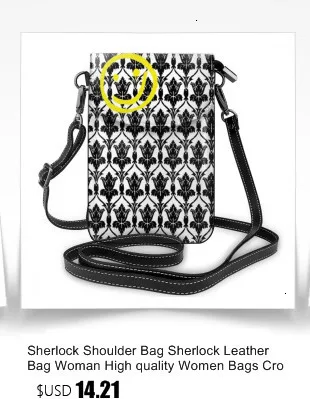 Шерлок Сумка Шерлок сумки с верхней ручкой высокое качество Подростковая кожаная сумка с принтом трендовые женские сумки