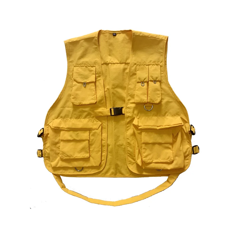 

INS Japanese-style Popular Brand Military Function Tactical Level Two a Vest Men And Women Workwear Multi-pockets Waistcoat Cust