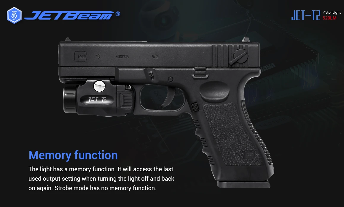 Bateria para Várias Lanterna com 16340 Jetbeam Original Lanterna Carga Usb Cree Xp-l 520 lm Mini Pistolas t2 Led 9 com 16340 bateria para várias pistolas