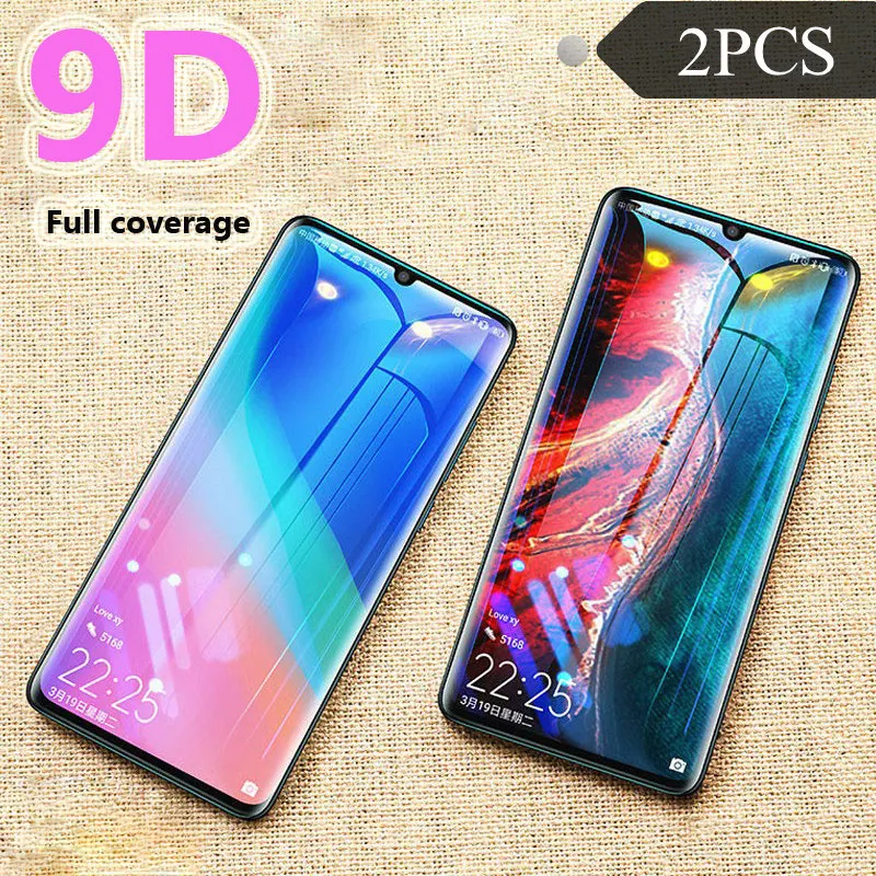 2 шт. 9D полное покрытие из закаленного стекла для huawei mate 30 20 10 Lite Nova 5i 5 3i защитное стекло на Honor 9X20 Pro защитная пленка