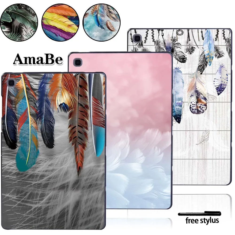 Чехол для планшета Samsung Galaxy S5e T720 T725 10 5 дюйма с перьями жесткий чехол аксессуары |
