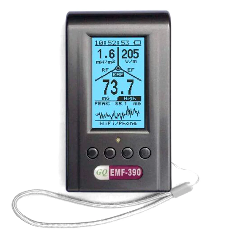 

Advanced EMF-390 electromagnetic radiation detector 3-in-1 RF EMF Magnetic Field Meter Electric fiend Data Log