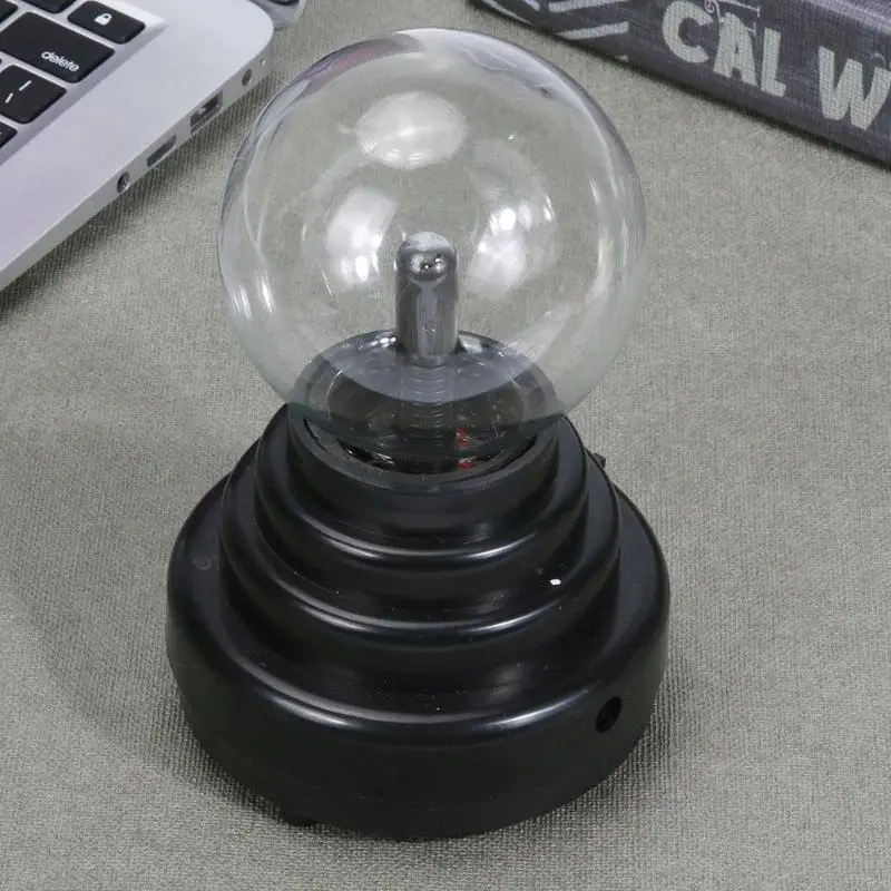 3 ''плазменный шар USB или кабель с питанием от батареи волшебный хрустальный шар детский подарок