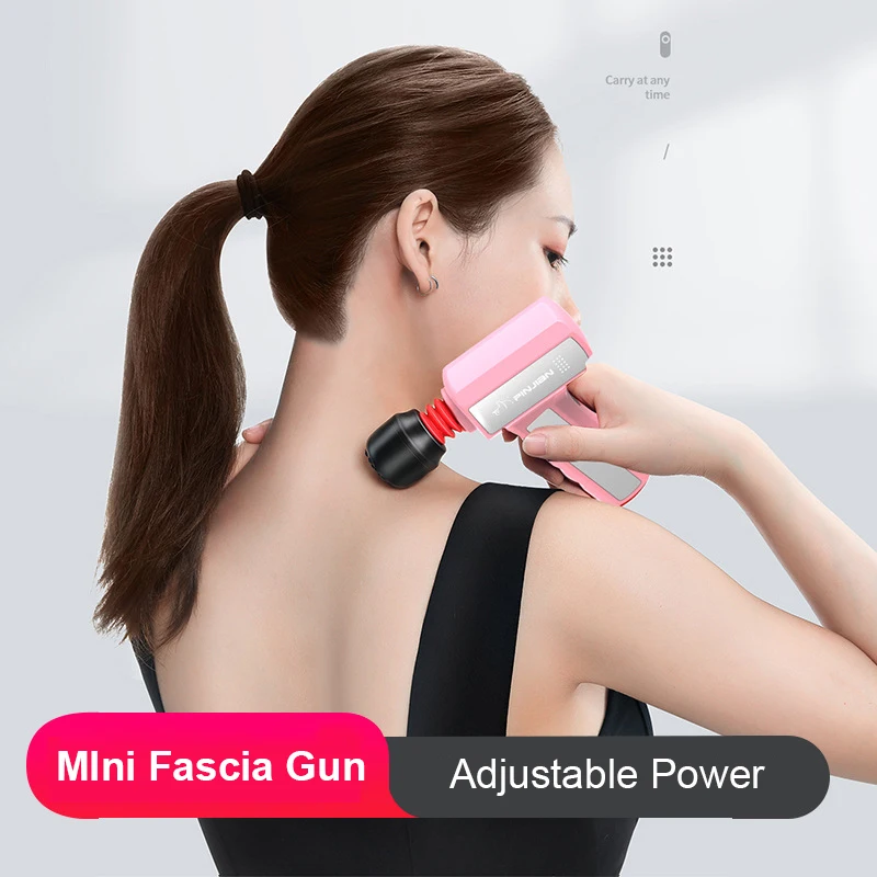 

Mini Rechargeable Fitness Fascia Gun Body Muscle Deep Fascia Massager Muscle Pain Exercising Relaxation Slimming Shaping