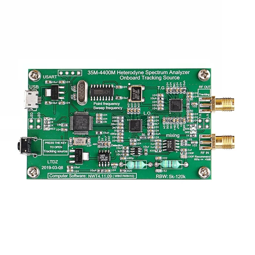 Анализатор спектра источника сигнала USB LTDZ 35 4400 м с модулем отслеживания