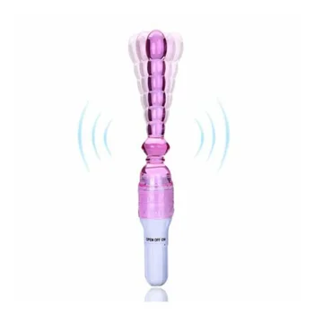 US NEW Jelly Vibrator Stick Long Anal Butt Plug Beads G-Spot Silicone Massager Adults Sex Shop Sex Toys for Couples dropshipping 2