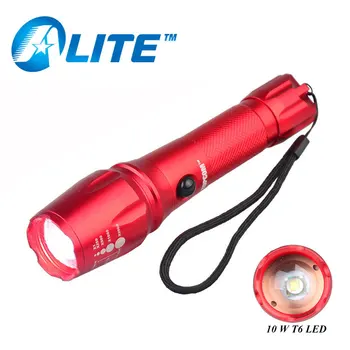 

TMWT 2000 Lumens Red Zoomable Torch Light for 18650 USB Rechargeable XMKL T6 LED Flashlight For Outdoor Camping & Climbing