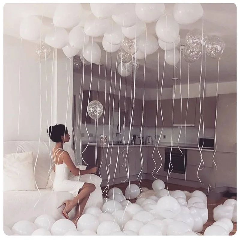 200 points Balloon Attachment Glue Dot Attach Balloons To Ceiling Or Wall Sticker Birthday Party DIY Wedding Supplies