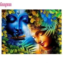 DIY фото на заказ Алмазная мозаика статуя индийского Будды Алмазная вышивка картина Полный Сверла квадратные круглые камни вышивка крестиком