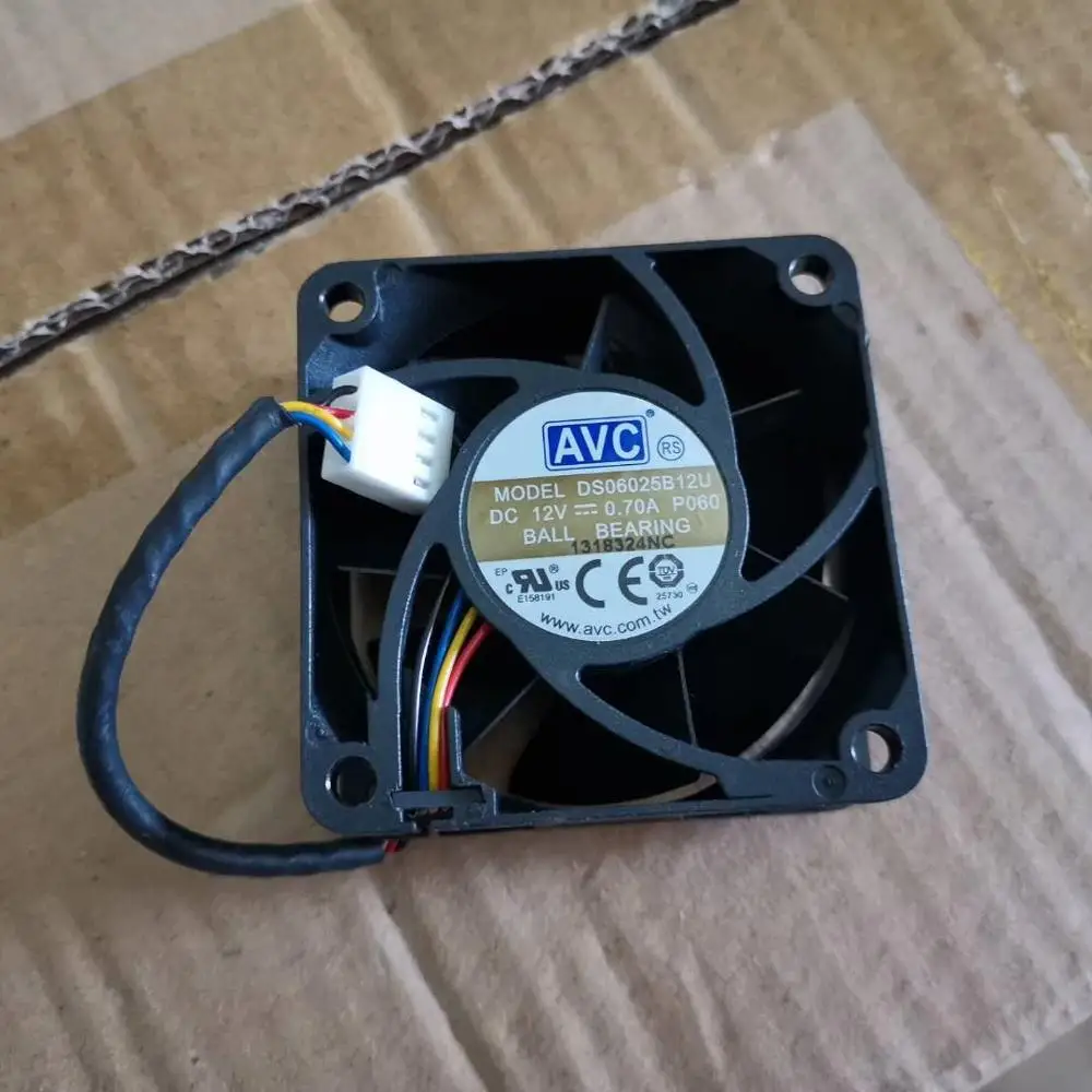 Delta AFB0612EH 12V 0.48A 6025 6cm 4-wire PWM chassis server fan