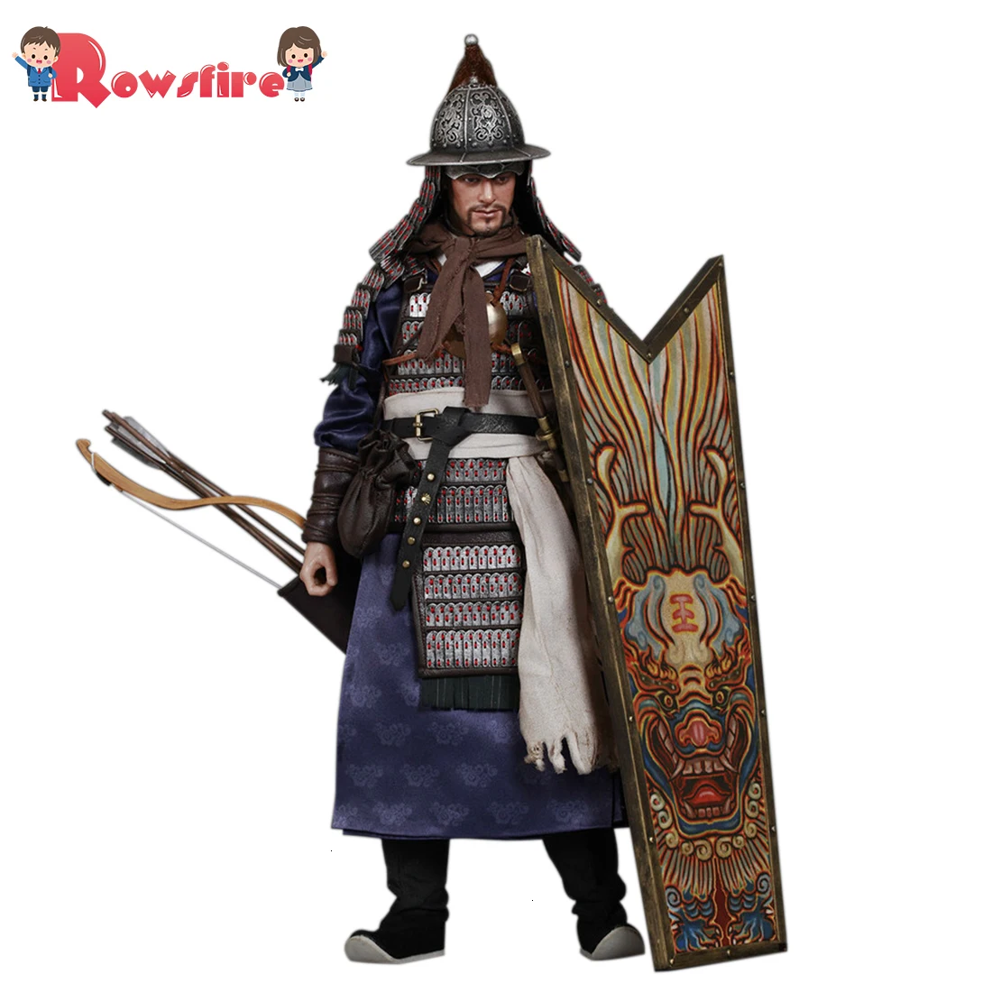 Rowsfire 1/6 30 см высокая Древняя китайская солдатская модель династии Мин серия Qi армейская часовая экшн-модель Soldado