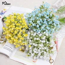 Meldel Свадебный букет цветов искусственного дыхания ребенка сестры Свадебный букет s поддельные детские бутон дыхания украшение для дома цветы