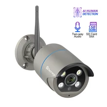 Techage iCsee 1080P SD карты запись Беспроводной Камера Wi-Fi 2-полосная аудио звук видео на открытом воздухе Ночное Видение безопасности CCTV наблюдения