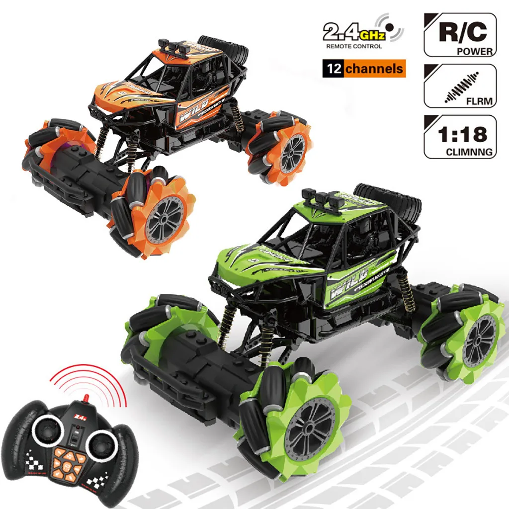 Игрушки для детей 1:18 12-канальный Omnidirection дистанционного Управление восхождение Stunt автомобилей дрейф игрушка Управление автомобиля