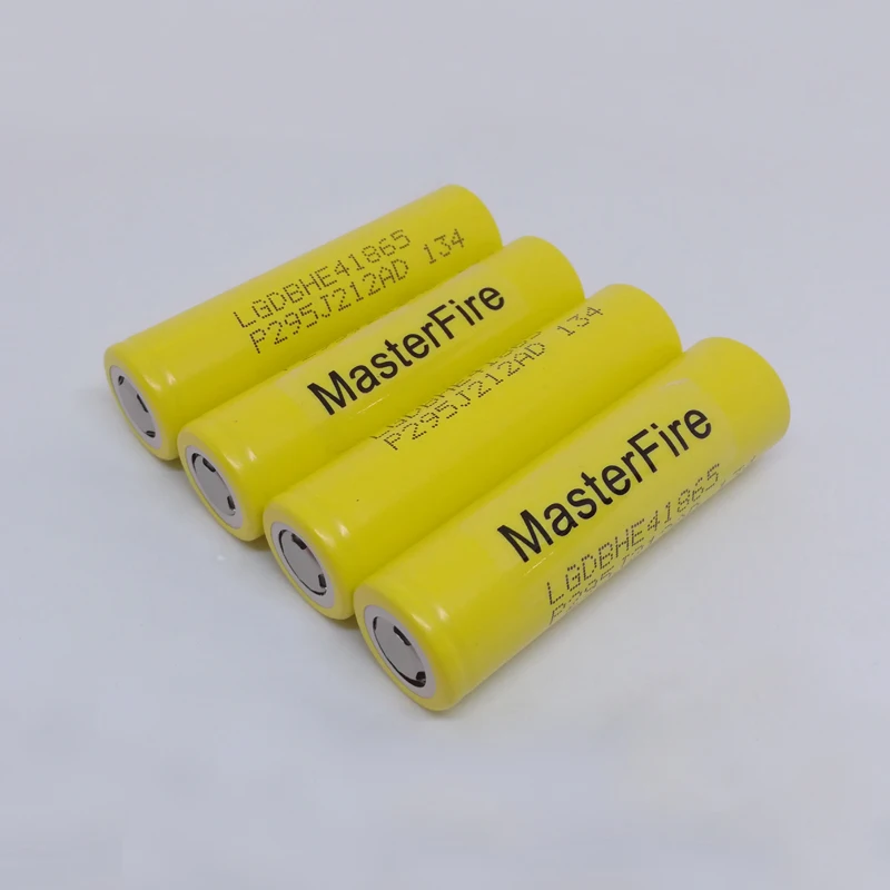 

MasterFire Original LG HE4 18650 2500mah 3.7V 35A High Drain Rechargeable Battery Lithium Batteries For Flashlights Power Tools