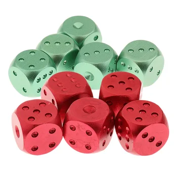 

10 Piece 1.5 Cm Length Dice Round Corner For Dungeons Dragons DND MTG RPG Game
