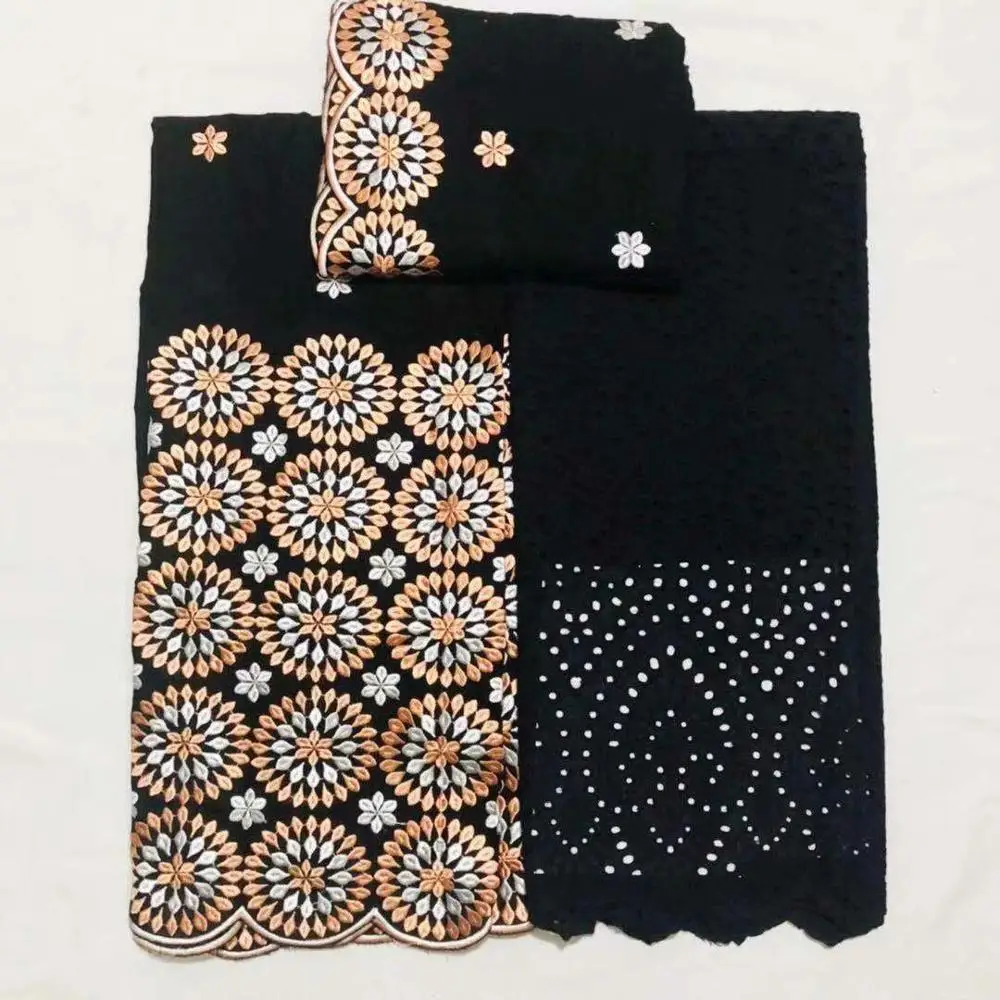 Швейцарская кружевная ткань, последняя Тяжелая вышивка, Африканская Хлопковая ткань, кружевная швейцарская вуаль, популярный стиль lisa03