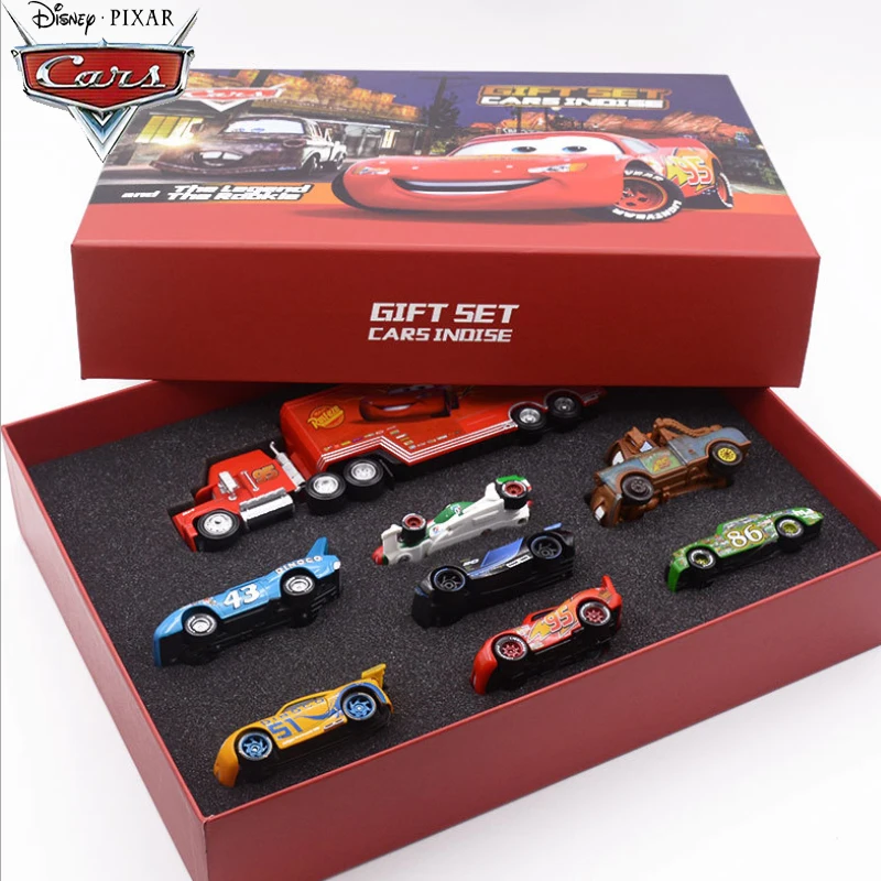 

1:55 Excellent quality Disney Pixar car story 2 Car story 3 McQueen Jackson storm Toy Car Model Christmas Gift of Children's