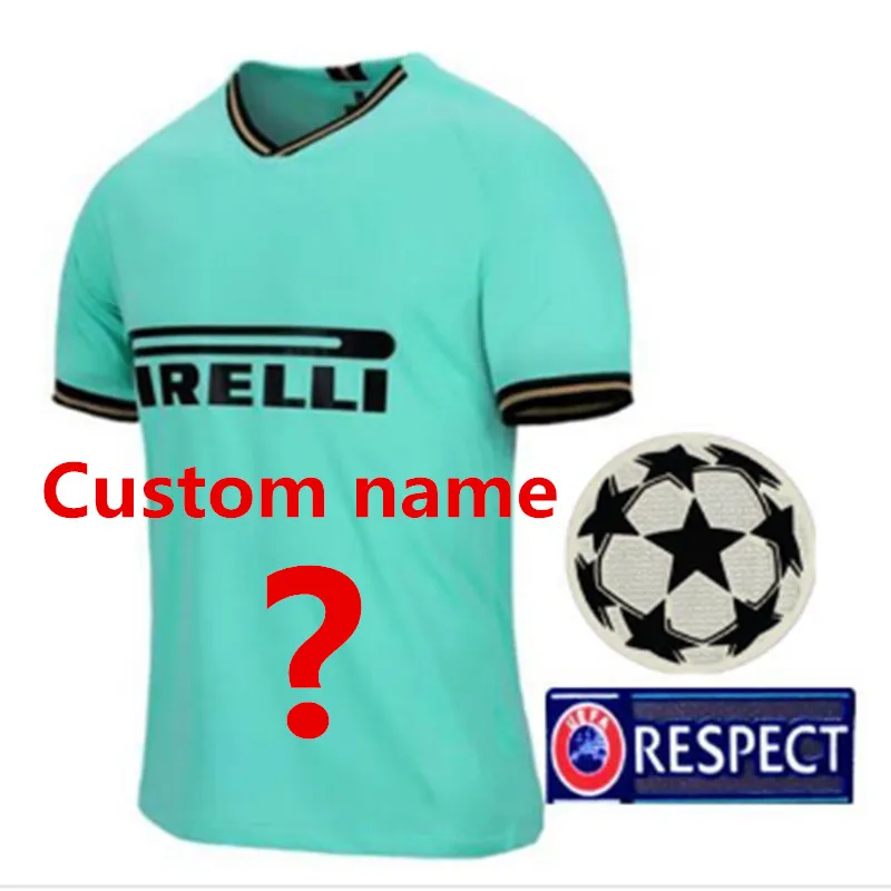 Футболка для футбола для взрослых Inter Milan Series A patch, футболка для футбола LUKAKU home Out, размер S-4XL, Футбольная Футболка для футбола inter milan - Цвет: shirt