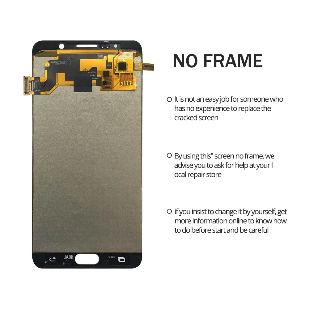 Test For Samsung Galaxy Note 5 N920 N920F N920A N920G N920T LCD Display Touch Screen Digitizer Assembly Replacement Parts