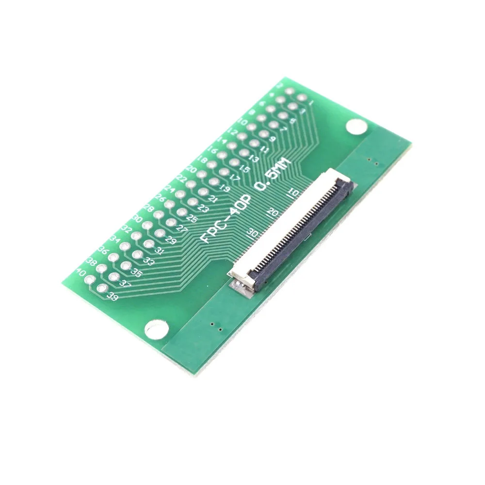 1 шт. FPC FFC кабель 4 6 8 10 12 15 20 24 30 40 50 60 PIN 0 5 мм PCB адаптер до 2 54 дюймовый шаг через