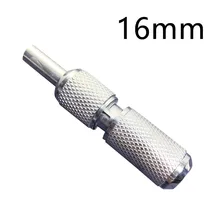 BJT легко Автоматическая блокировка татуировки из нержавеющей стали рифленая Ручка#16 мм