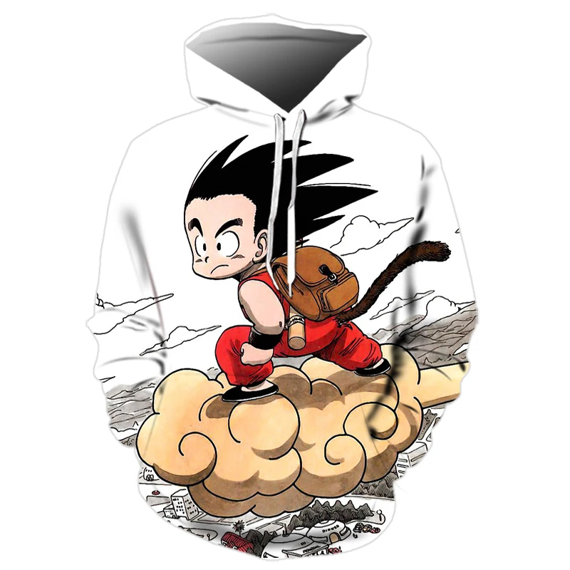 Новинка 2020 толстовка с 3D принтом Dragon Ball Z Goku Harajuku брендовая одежда Повседневный