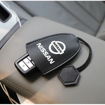 

1Pcs High Quality Car Waterproof Anti-scratch Key Bag For Nissan GTR Qashqai X-TRAIL Juke Patrol Tiida Micra Car Accessories