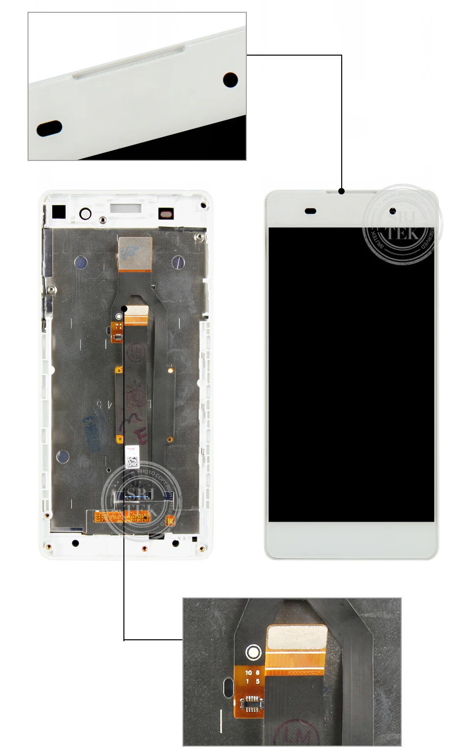 5,0 "дюймов для Sony Xperia E5 f3311 f3313 ЖК дисплей с сенсорный экран планшета Полное собрание 100% тестирование