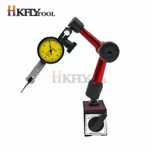 Indicateur de test à cadran de précision, échelle de jauge de niveau 0-0.8mm, Mini support de Base magnétique Flexible universel 0-10mm