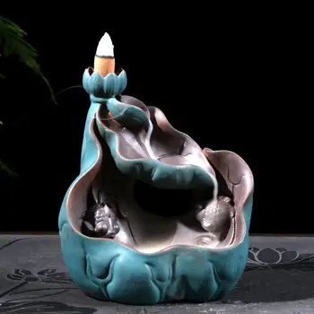

Incense Holder Smoke Backflow Incense Burners Tower Incense Censer Ceramics Creative Decoration Aromatherapy Supplies Home Decor