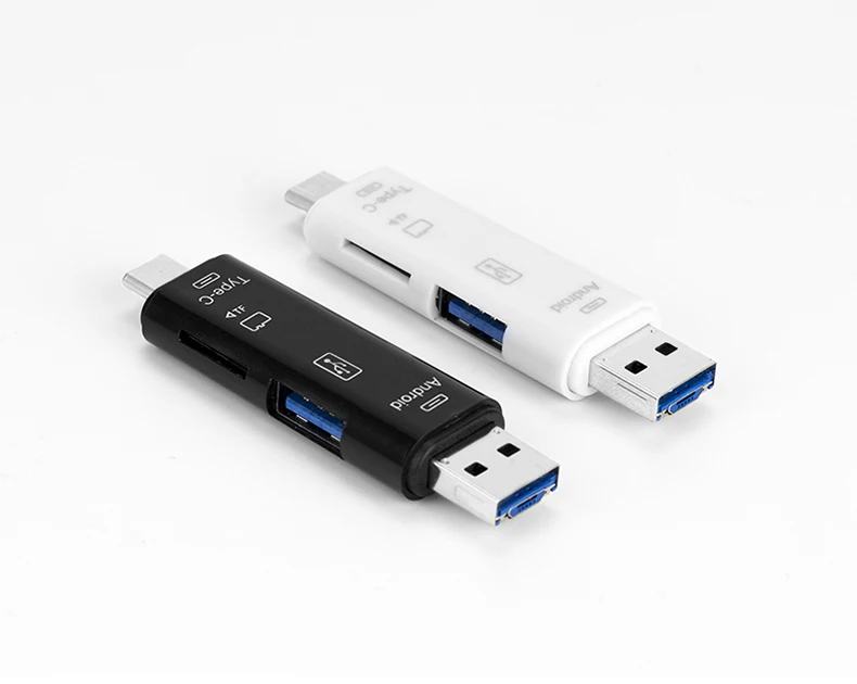 USB 3,1 кард-ридер высокоскоростной SD TF Micro SD type C адаптер флэш-памяти OTG кард-ридер для телефона ноутбука компьютера