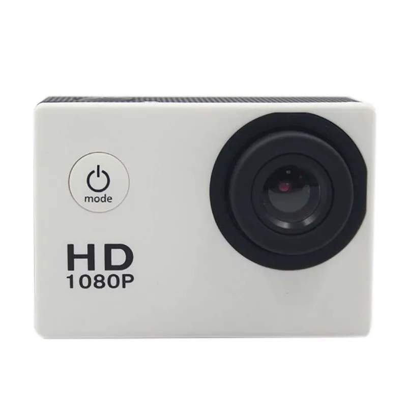 Gray pink outdoor camera portable sports HD camera 2 inch screen 3 million pixel camera waterproof 1080P camera