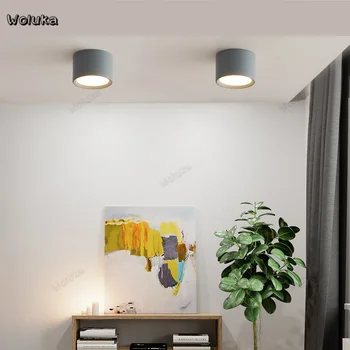 

Nordic downlight household LED living room dining room cloakroom free opening CD50 W07