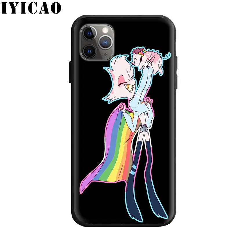 Hazbin отель Yaoi Мягкий силиконовый чехол для телефона для iPhone 5 6 7 8 11 5S 6s 6s Plus 7Plus 8Plus X XS XR XSMax 11 Max 11 Pro