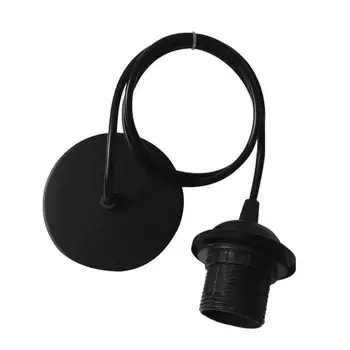 

1 Piece E27 Holder Ceiling Rose Pendant Light Fabric Flex Lamp Fitting Lighting