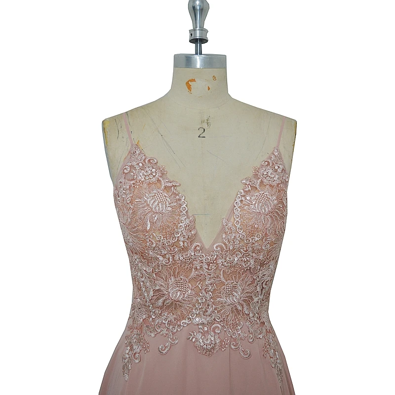 Robe De Soiree платья на выпускной с аппликацией длинное сексуальное с глубоким v-образным вырезом А-силуэта без рукавов Формальное вечернее платье женские элегантные платья