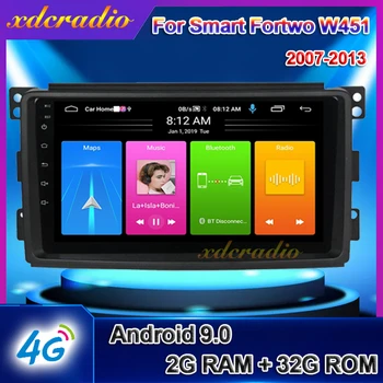 

Xdcradio 9" Android 9.0 Tesla Type Car Radio For Mercedes Benz Smart Fortwo W451 Multimedia Player Auto GPS Navigation 2007-2013