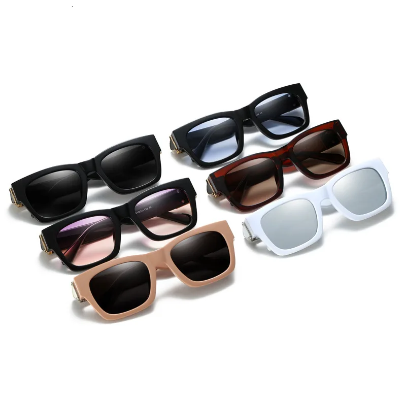 Модные женские и мужские солнцезащитные очки, винтажные, брендовые, дизайнерские, негабаритные, UV400, солнцезащитные очки, Ретро стиль, широкая оправа, солнцезащитные очки, уличная одежда