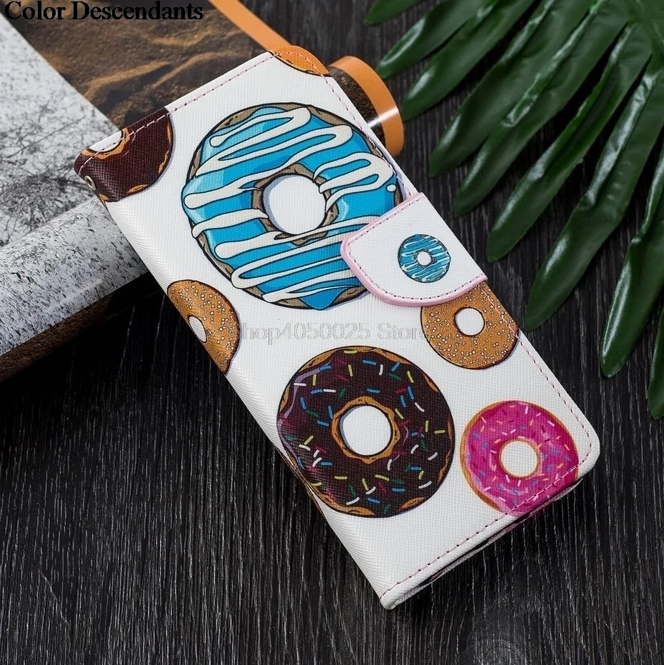3D окрашенный флип чехол для телефона на iphone X XR XS Max кожаный Полный Чехол 6 6s 7 8 PLus 5 5S