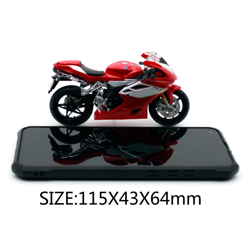 Bburago 1:18 MV Agusta F4 RR 2012 красный и белый Мотоцикл Велосипед литая модель игрушки новинка в коробке Новое поступление 51056