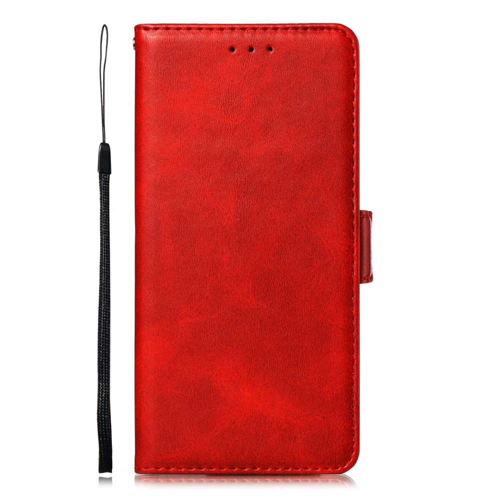 K20 флип-чехол для Etui Xiao mi Red mi K20 Pro, однотонный простой кожаный чехол для Funda Xiaomi mi 9 mi 9se 9 T, чехол для телефона - Цвет: Красный