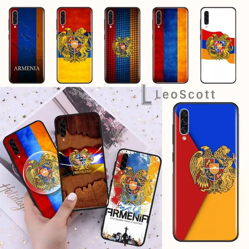 

Armenia Armenians Flag Phone Case For Samsung A20 A30 30s A40 A7 2018 J2 J7 prime J4 Plus S5 Note 9 10 Plus