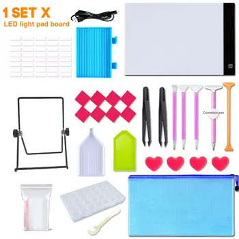 

A4 USB Power Adjustable Brightness Portable DIY Diamond Painting Tracing Ultrathin Home School Arts Craft LED Light Pad Board