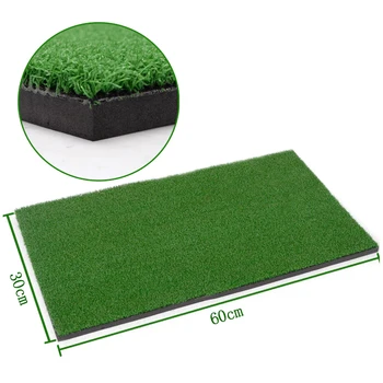

30x60cm Indoor Golf Practice Grass Mat Backyard Training Hitting Pad Golf Mat With Tee Outdoor Mini Golf Practice Accessories