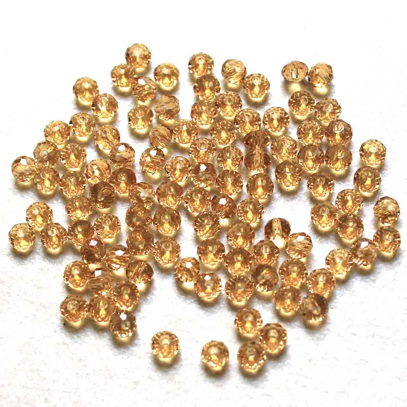 Бусины из чешского хрусталя с гранями 200 шт./лот 3x4 мм|bead spacers|crystal beadsglass crystal beads |