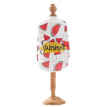 

Dog Vest Summer Cute Cartoon Small Pet Puppy Dog Shirt Teddy Dog Clothes For Pet Dogs Costume Puppy Cat T-shirt