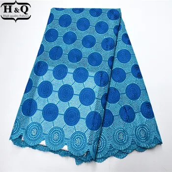

African Lace Fabric 2020 High Quality Laces Fabric 100% Cotton Swisse Voile In Switzerland With Stone For Party B977812-30C